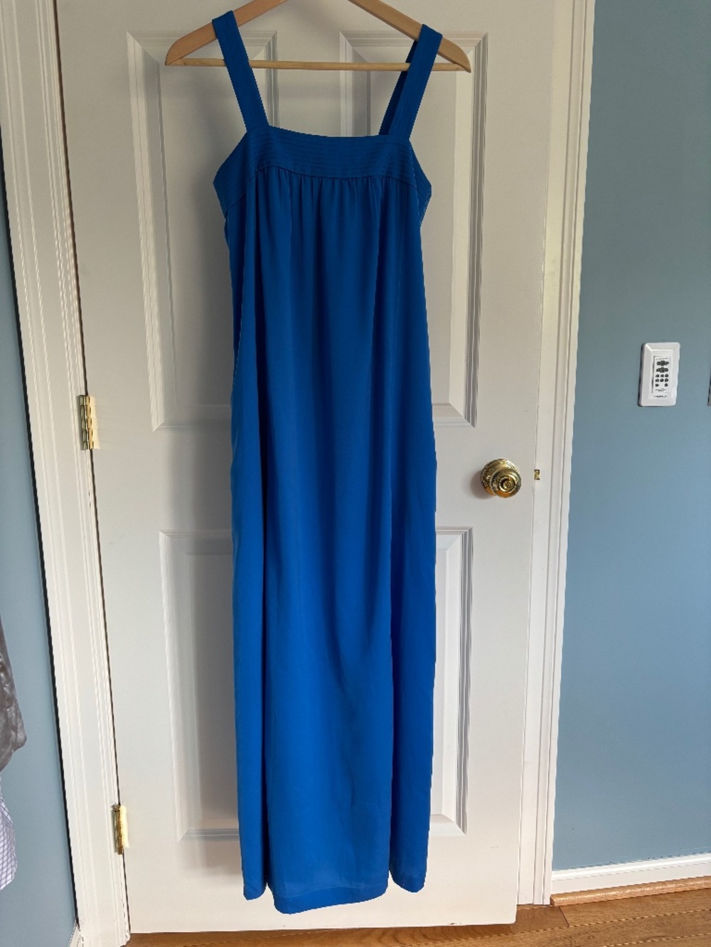J.Crew bright blue maxi dress